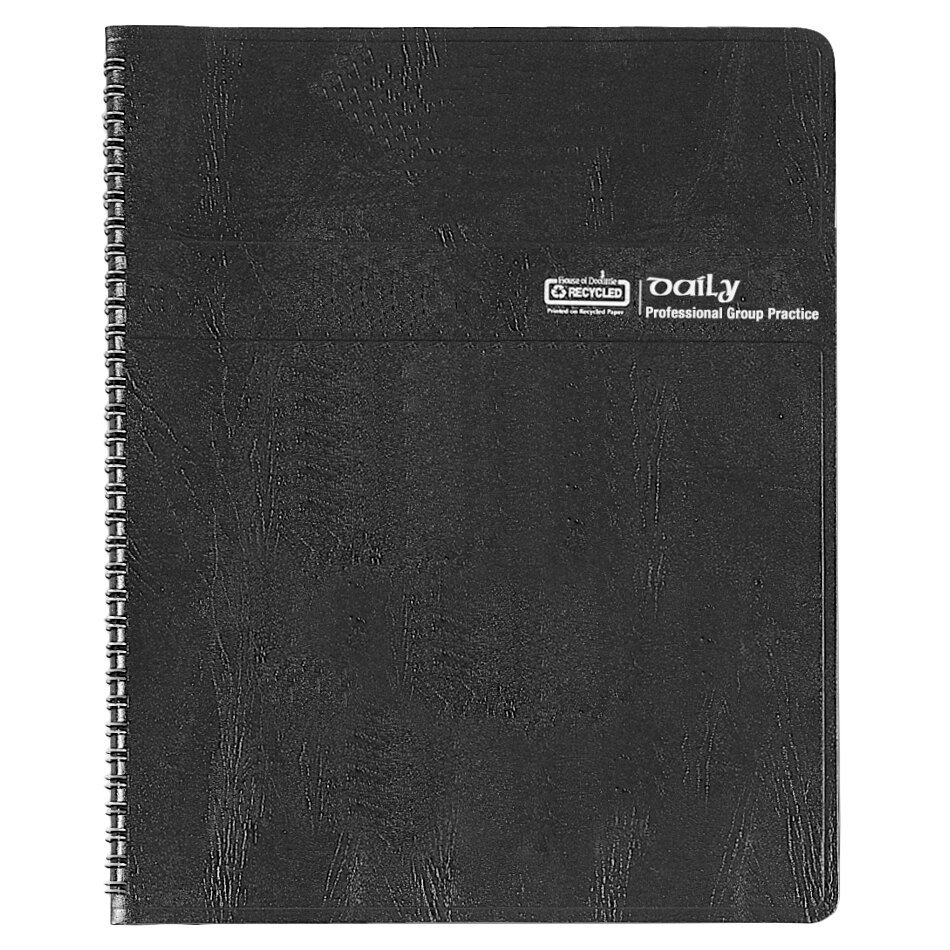 House Of Doolittle 14 Month Monthly Planner 8 12 X 11 100percent Recycled Black December 2019 To