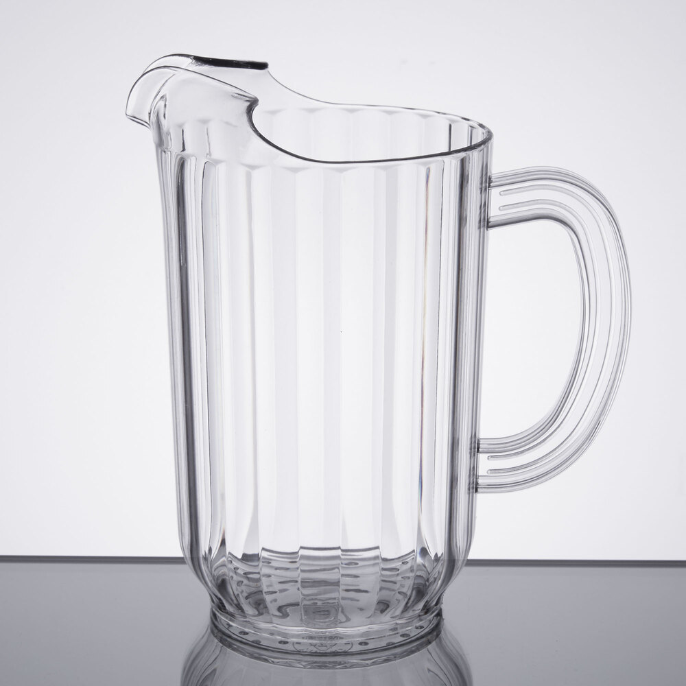 48 oz. Clear Plastic Beverage Pitcher