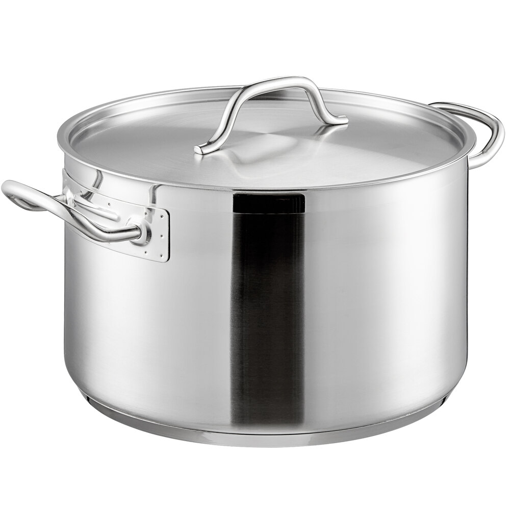 Stainless Steel 4-quart Saucepot - Perfect Family Soup Pot with