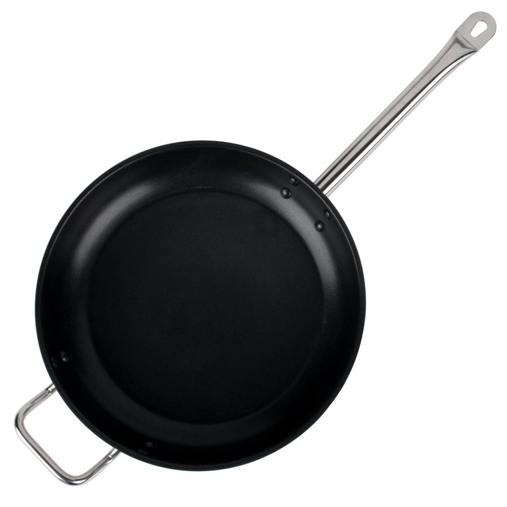 Thunder Group SLSFP4114, 14-Inch 18/0 Stainless Steel Non-Stick