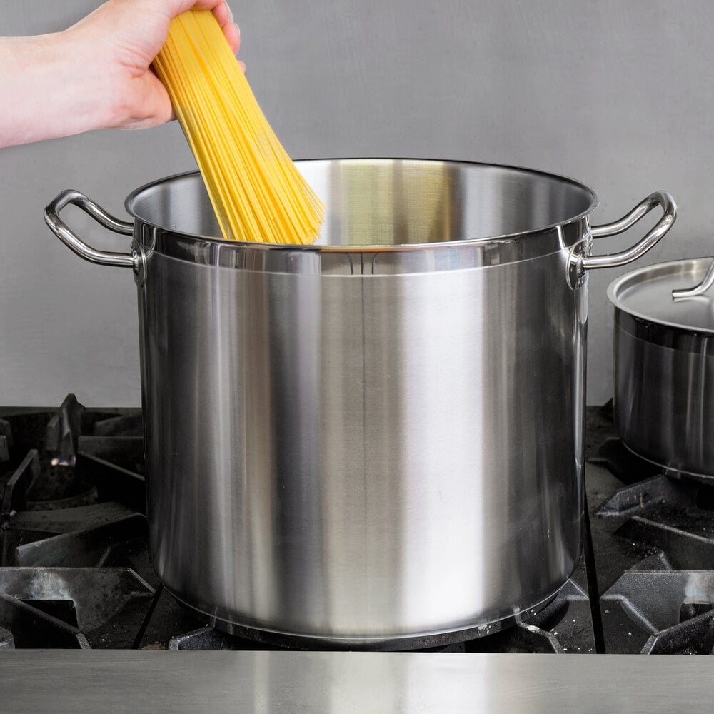  20Qt Stock Pot Stainless Steel Super Double Capsulated