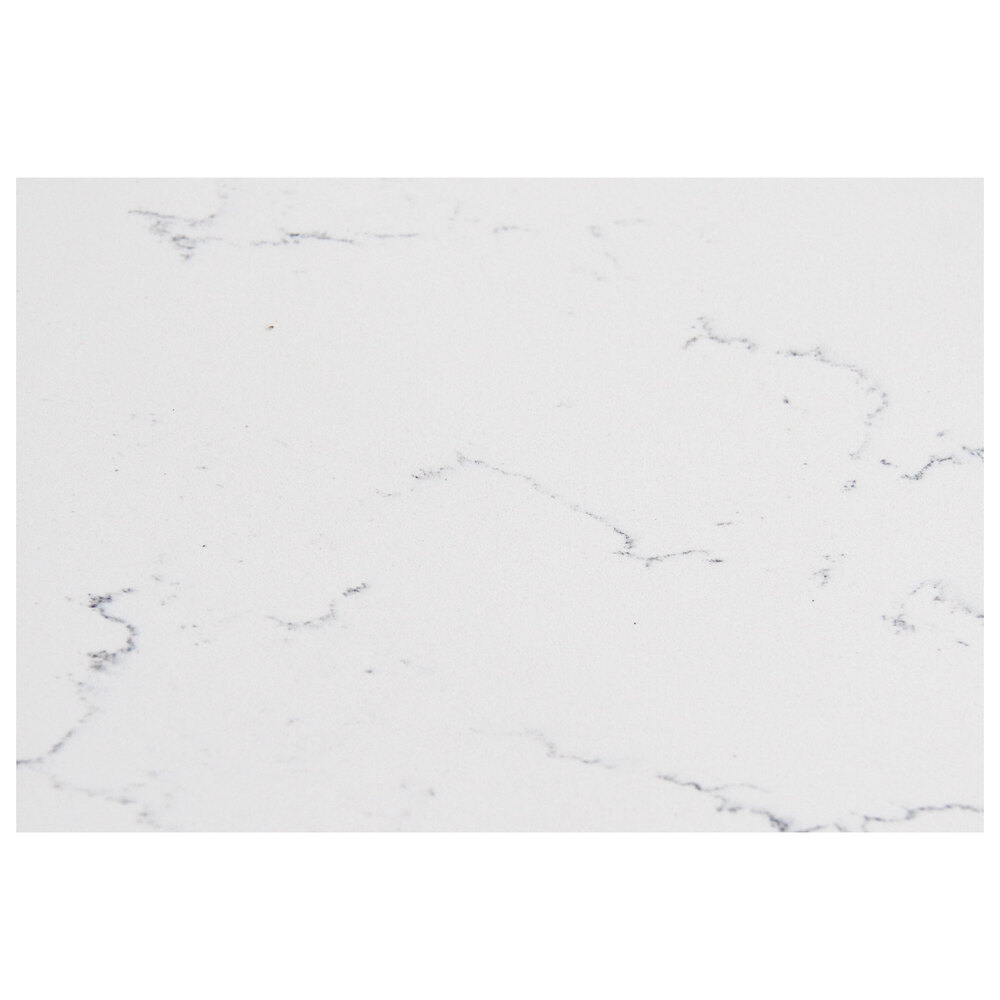Art Marble Furniture Q401 24" x 30" Carrera White Quartz Tabletop
