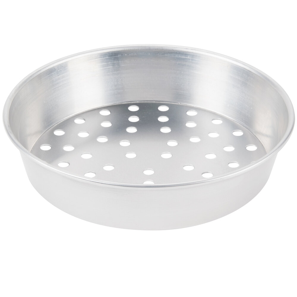 American Metalcraft SPA90092 9 x 2 Super Perforated Standard Weight  Aluminum Tapered / Nesting Pizza Pan - Yahoo Shopping