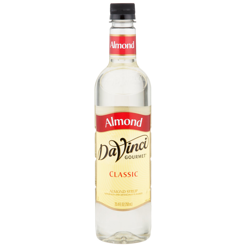 DaVinci Gourmet 750 mL Classic Almond Flavoring Syrup
