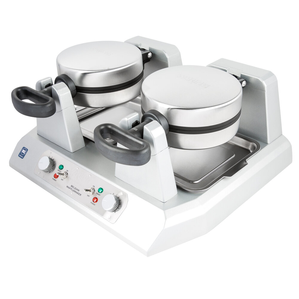 Waring Commercial Waffle Maker (Double, Belgian)