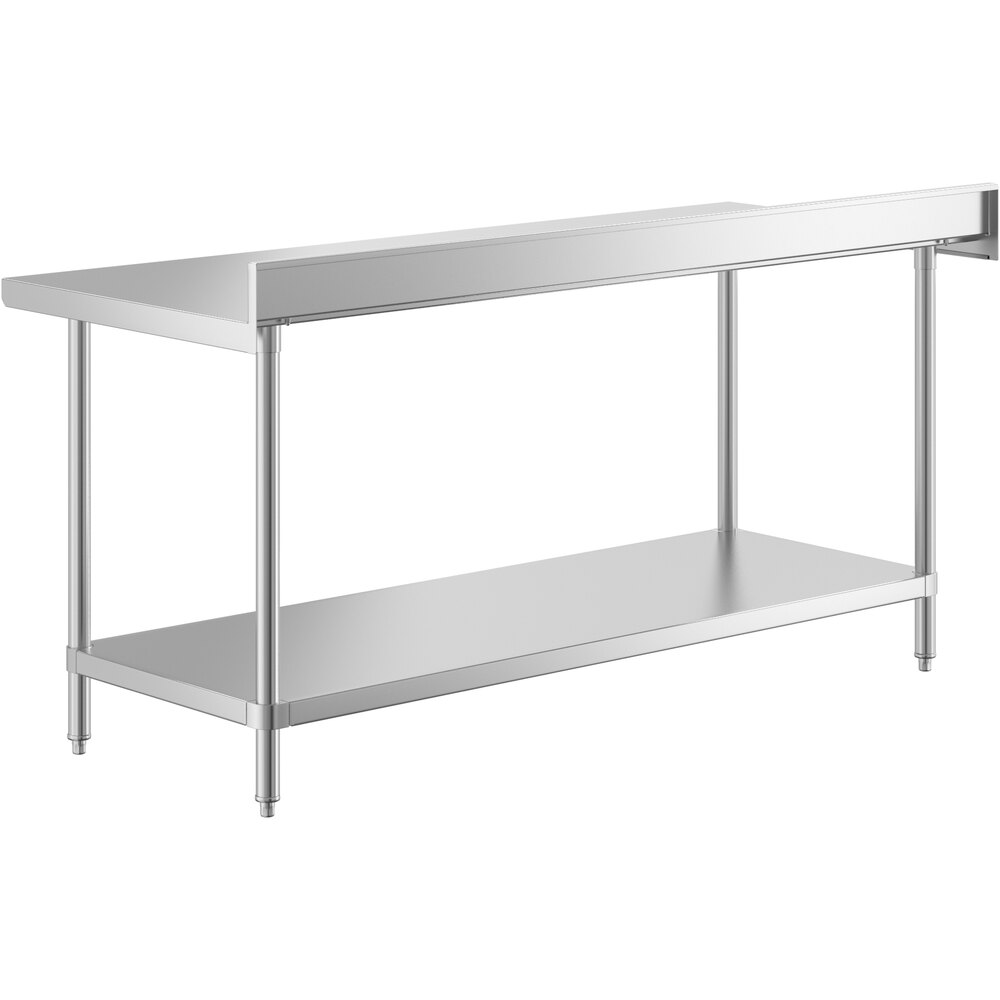 thumbnail image 2 of Gridmann 12" X 30" Commercial Stainless Steel Work Table – Compact Food Prep Station 2 of 3