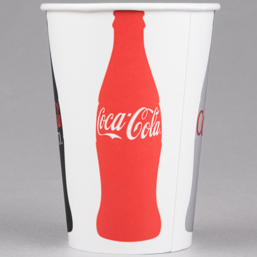 Paper Coca Cola Cups 1618 oz., 1000/Case staurantStore