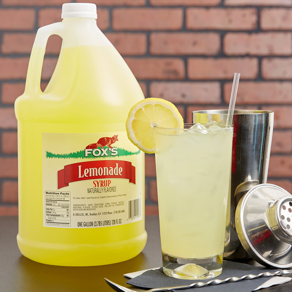 Fox's Lemonade Concentrate 1 Gallon