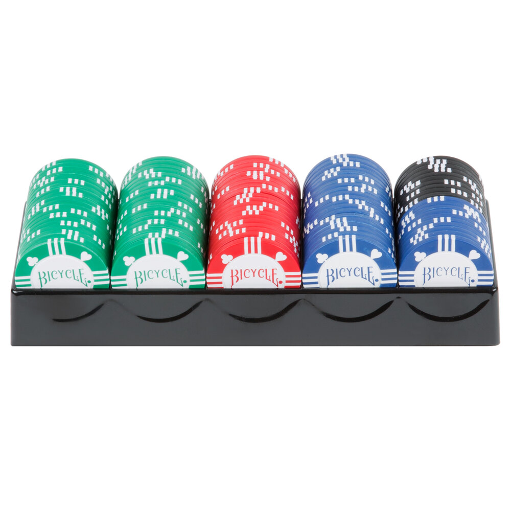 100 pezzi Casino poker chips di Bicycle 