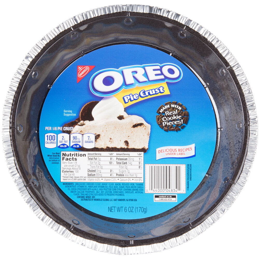 Nabisco Oreo Cookie 8 3/4" Pie Crust 12/Case