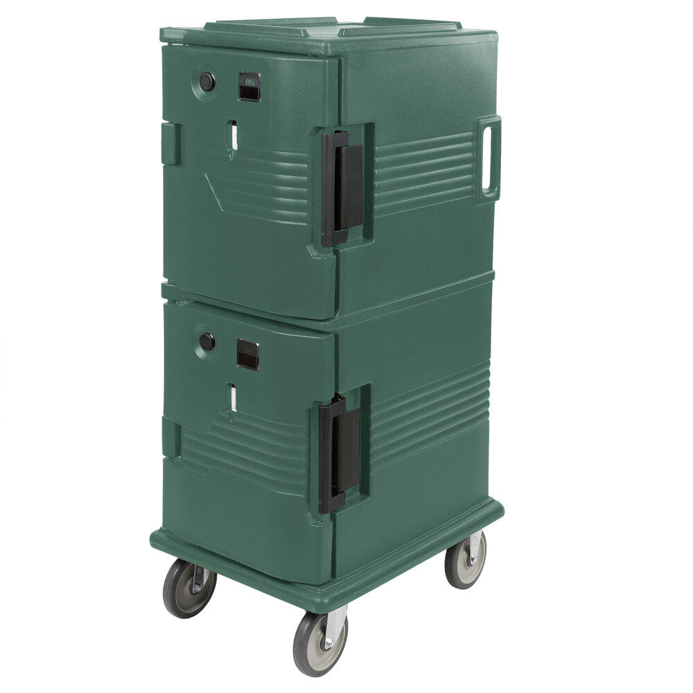 Cambro UPCH800192 Ultra Camcart® Granite Green Electric Hot Food