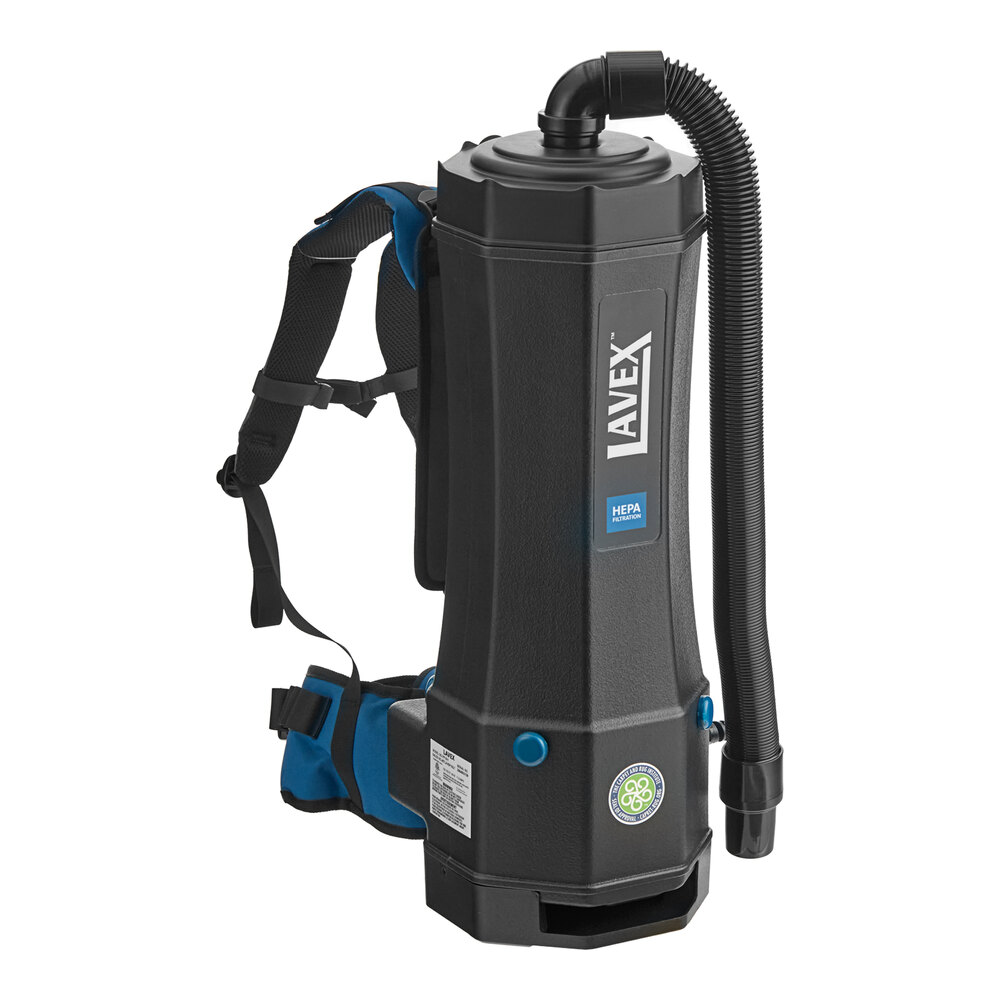 Lavex 10 Qt. Backpack Vacuum with HEPA Filtration and 8-Piece Tool Kit