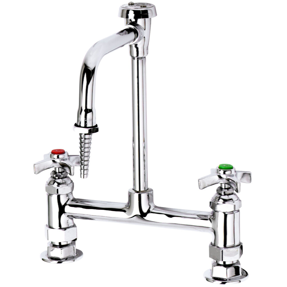 T&S BL571508 Deck Mounted Lab Mixing Faucet with 8" Centers and