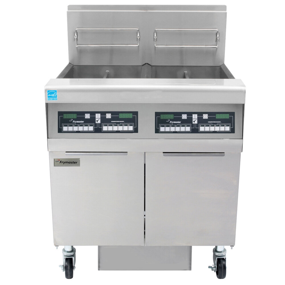 Frymaster FPPH255 Natural Gas 100 lb. 2 Unit HighEfficiency Gas Floor