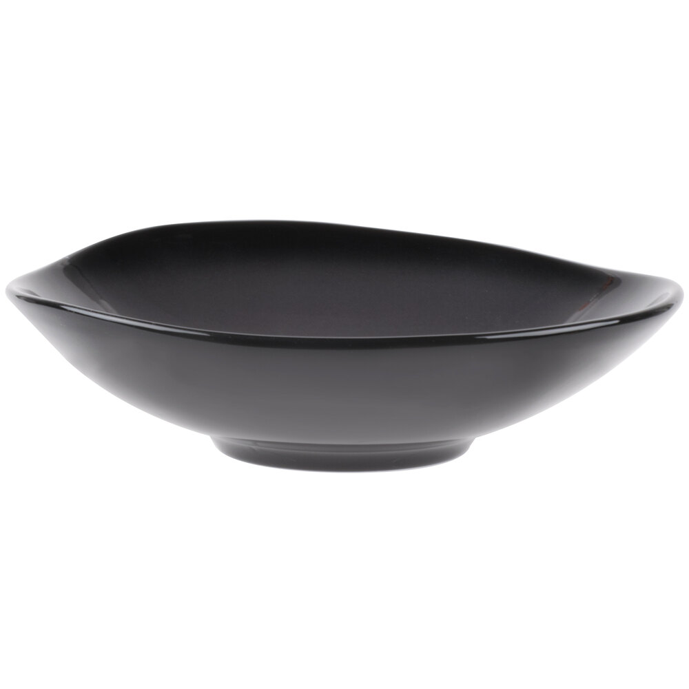 World Tableware PEB12O Pebblebrook 13.875 oz. Obsidian Organic