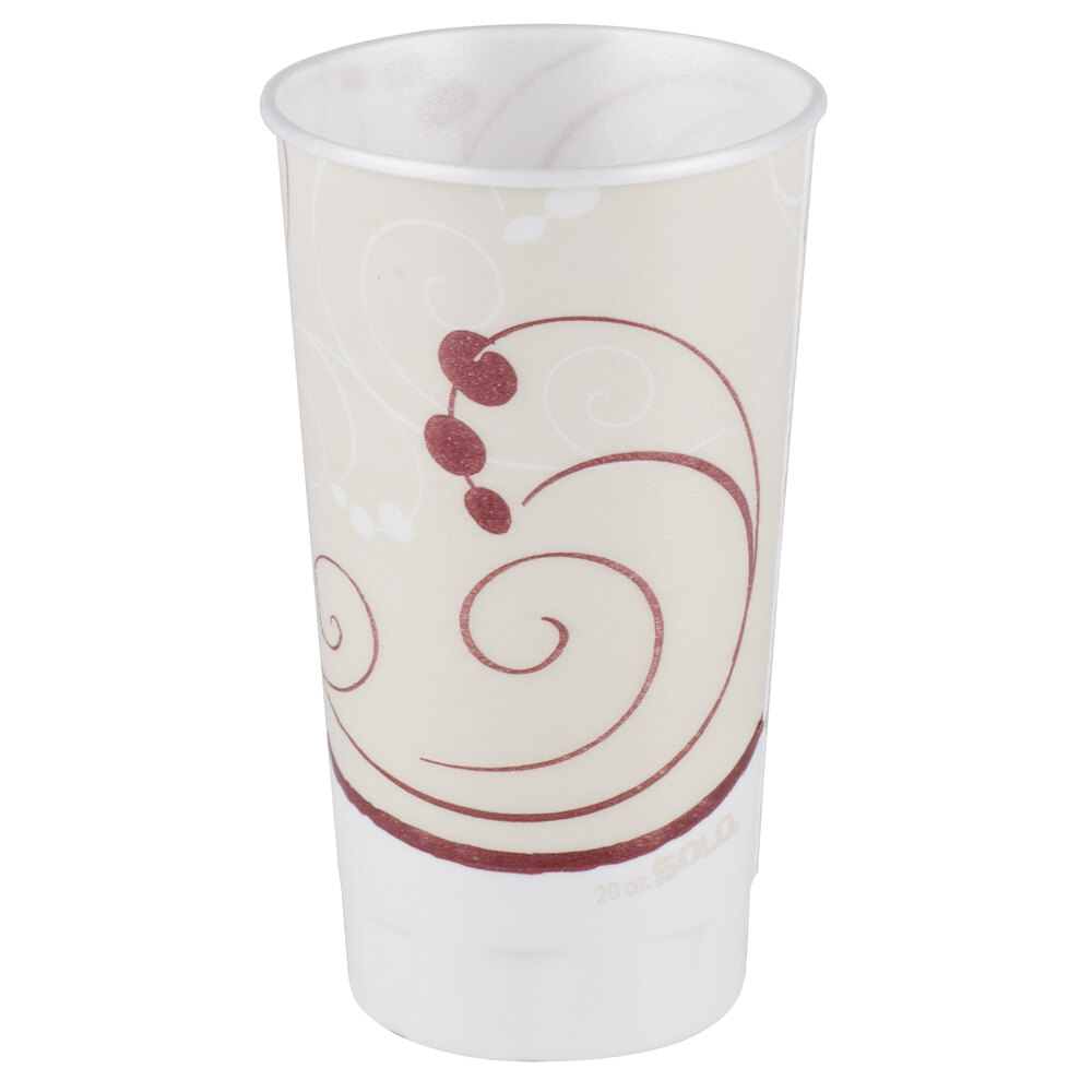 Solo X20N-J8002 Trophy Plus 20 oz. Symphony Foam Cup - 750/Case