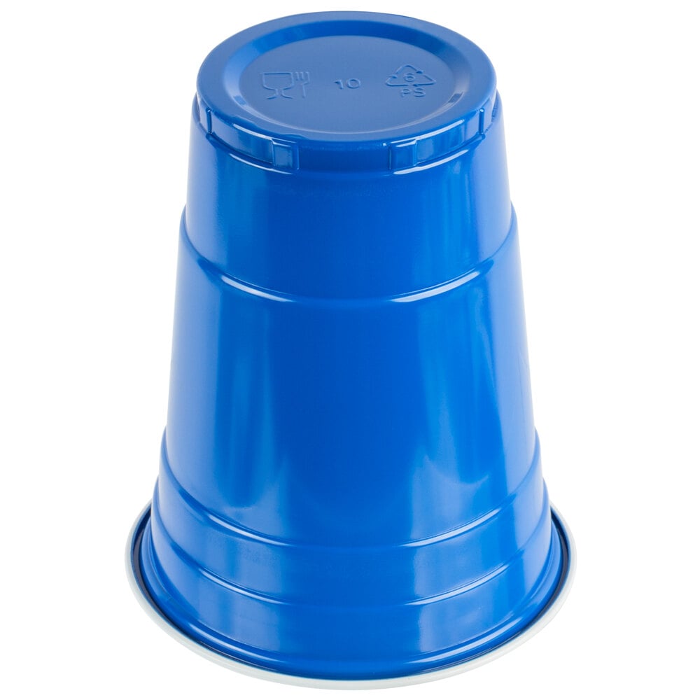 Plastic Party Cups - 16 oz, Blue S-24514BLU - Uline