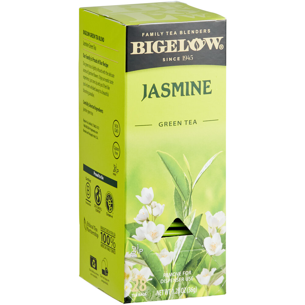 Bigelow Jasmine Green Tea Bags 28/Box