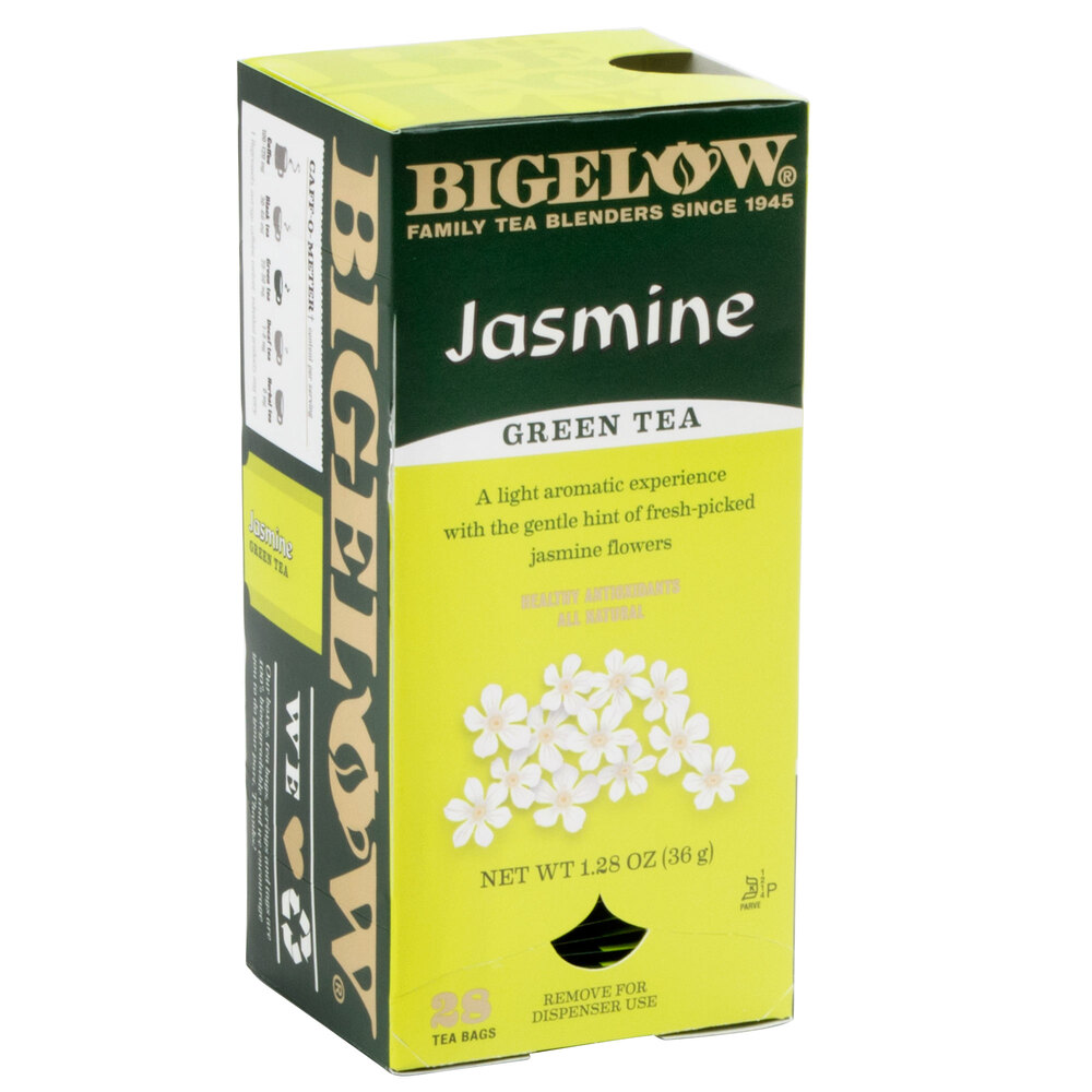 Bigelow Jasmine Green Tea Bags 28/Box