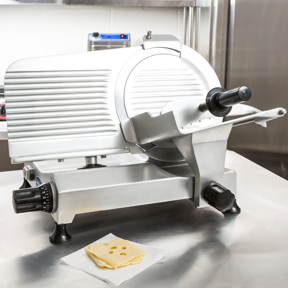 Globe Chefmate C12 12" Manual Gravity Feed Slicer - 1/3 hp