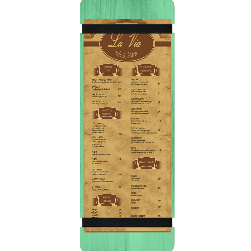 Menu Solutions WDRBB-BD Washed Teal 4 1/4