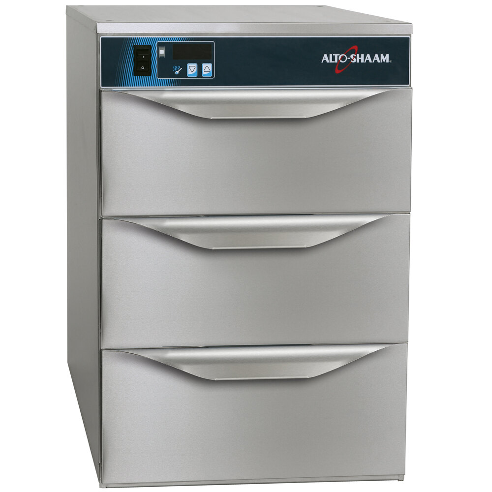 AltoShaam 5003DN Narrow Three Drawer Warmer 120V