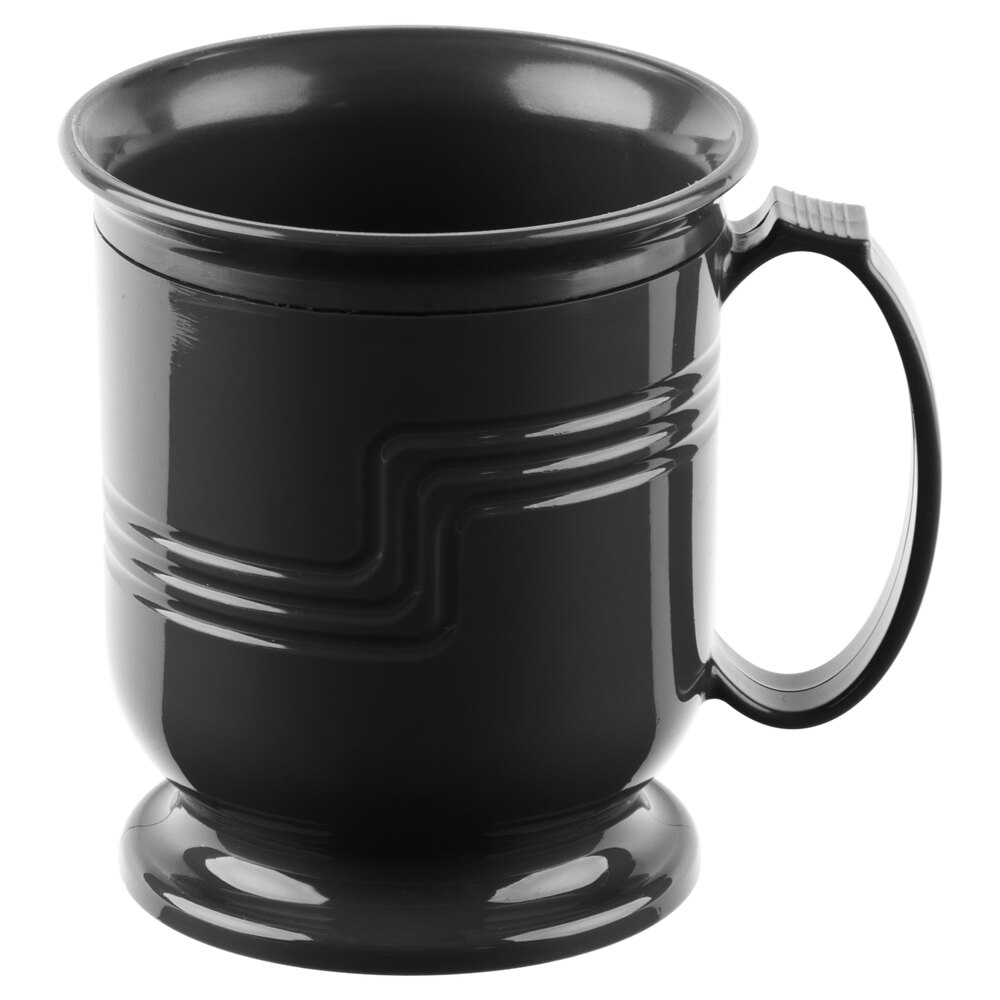Cambro MDSM8110 Shoreline Collection Black 8 oz. Insulated Mug