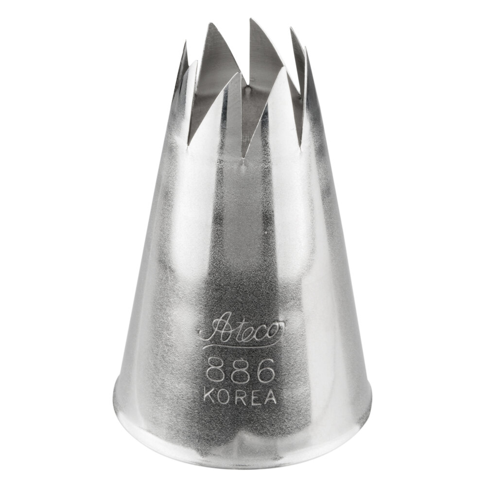 Ateco 886 Swirl Top Piping Tip