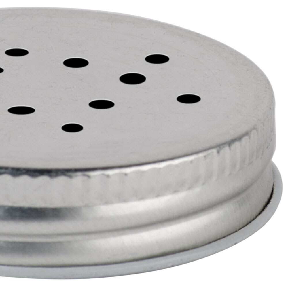 Acopa Mini Mason Jar Salt and Pepper Shaker Lid 12/Case