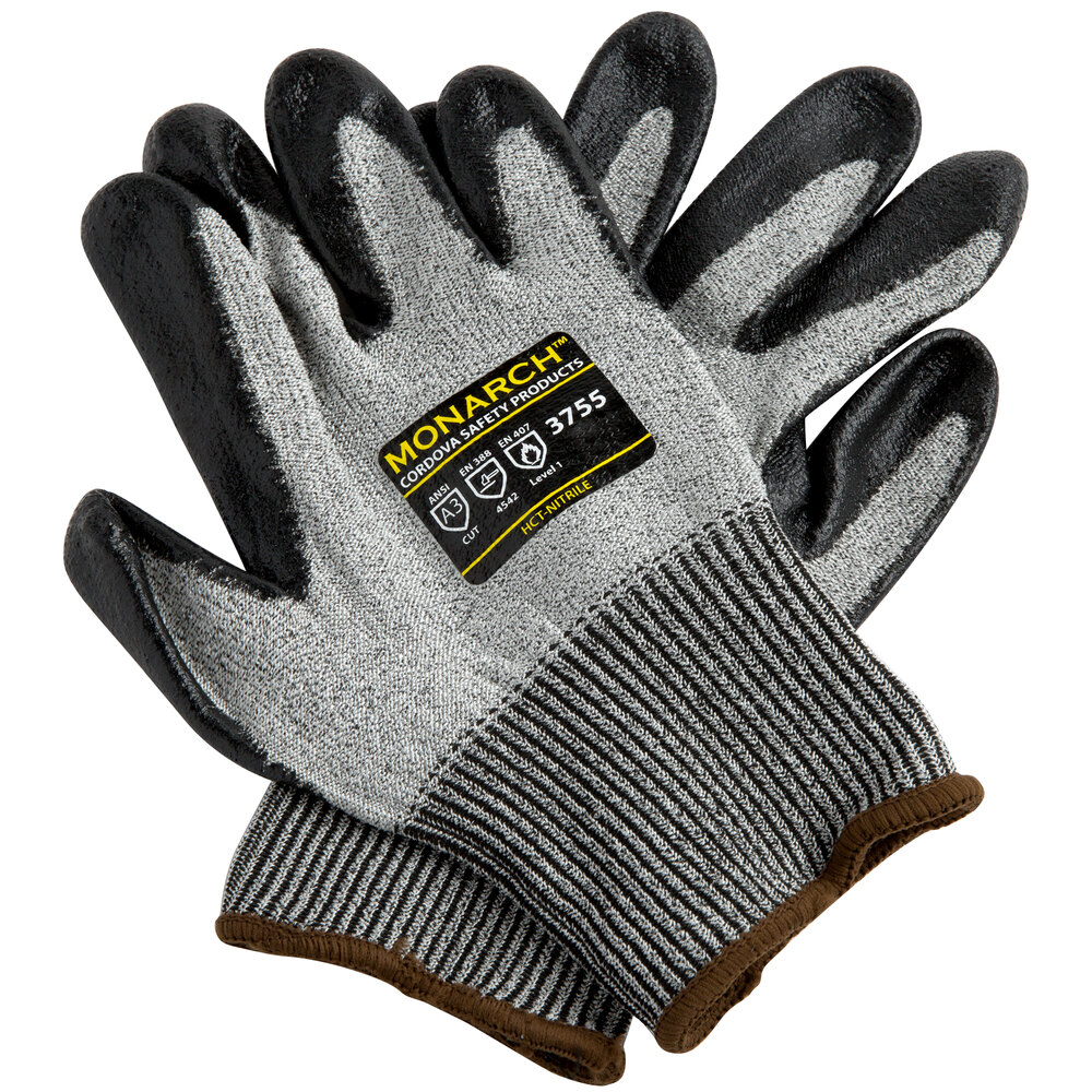 Cat Claw Women's Black Gloves, Black Wet Look Gloves