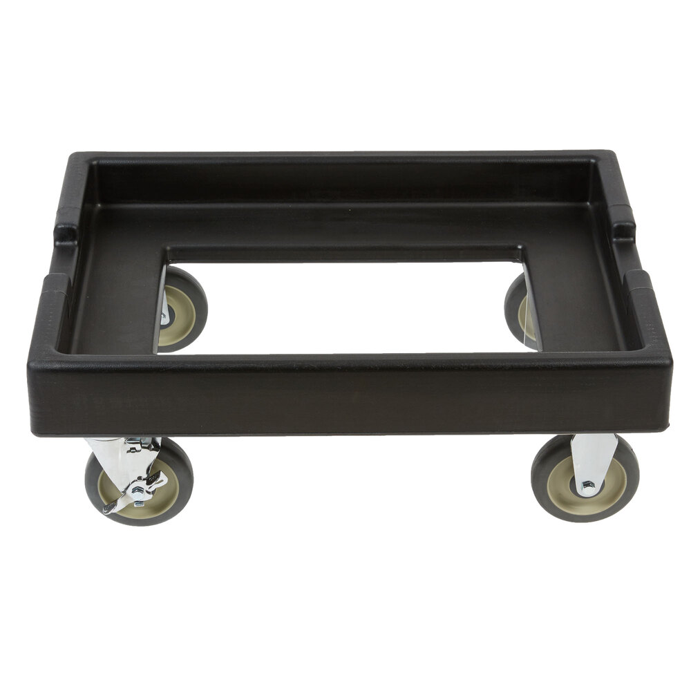 Cambro CD1826PDB110 Black Pizza Dough Box Camdolly