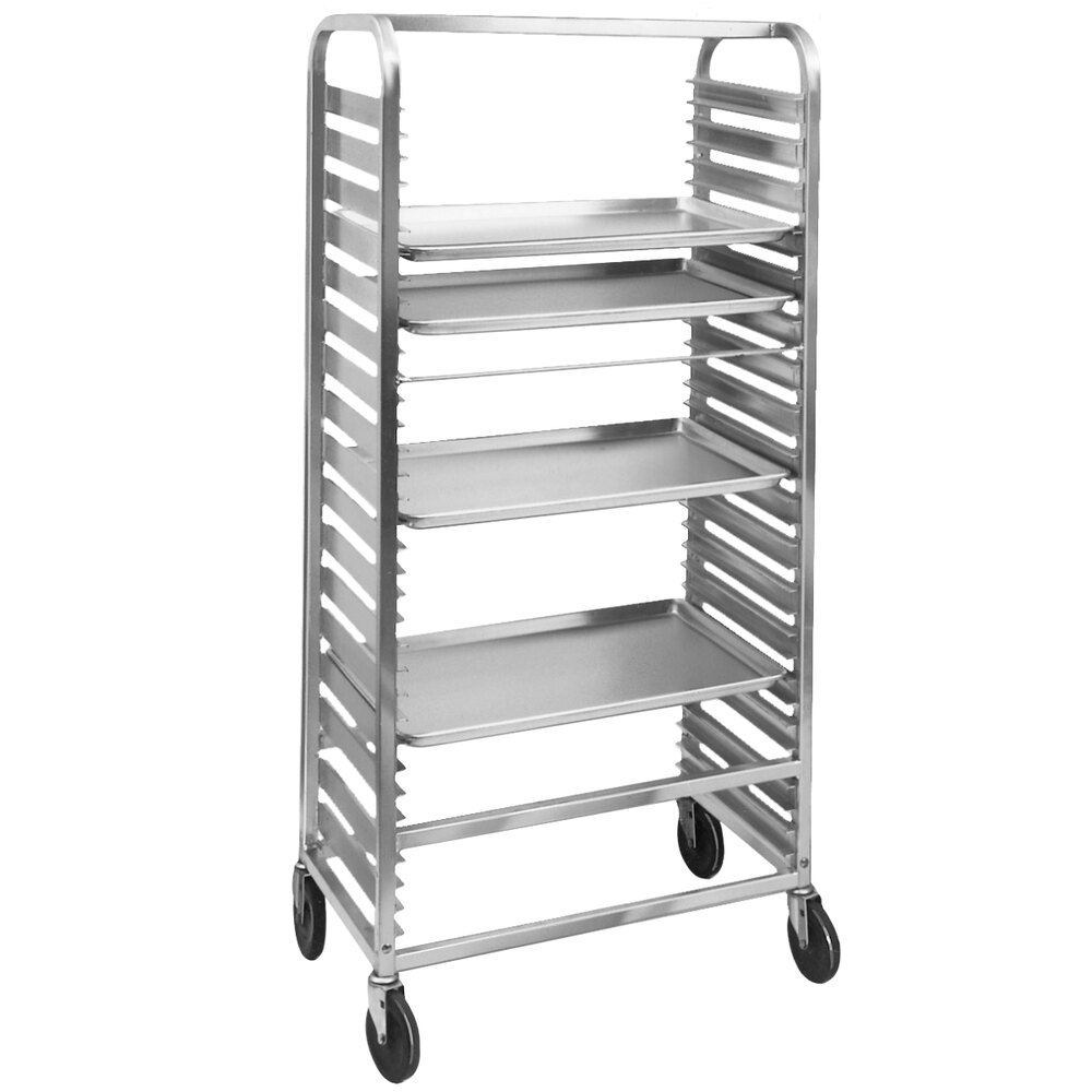 Channel 571AC6 36 Pan Side Load Aluminum Bun / Sheet Pan Rack - Assembled