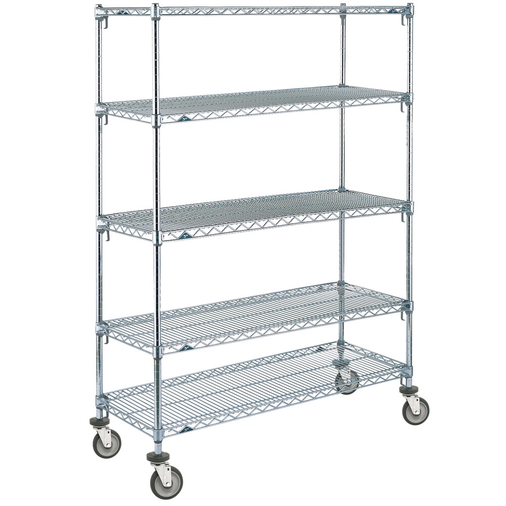 Metro 5a456ec Super Adjustable Chrome 5, How To Remove Stem Casters From Metro Shelving