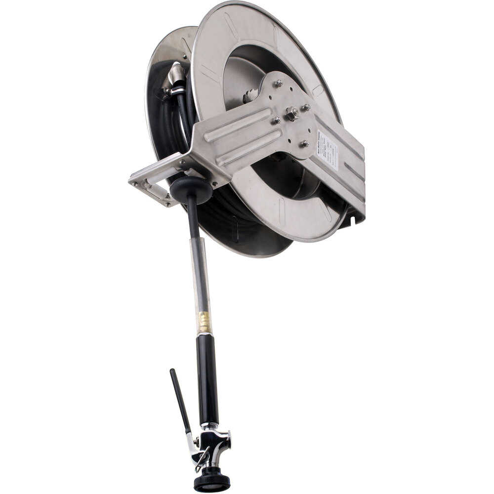 Fisher 29602 Industrial Reel Wall Mounted Exposed Hose Reel with 50