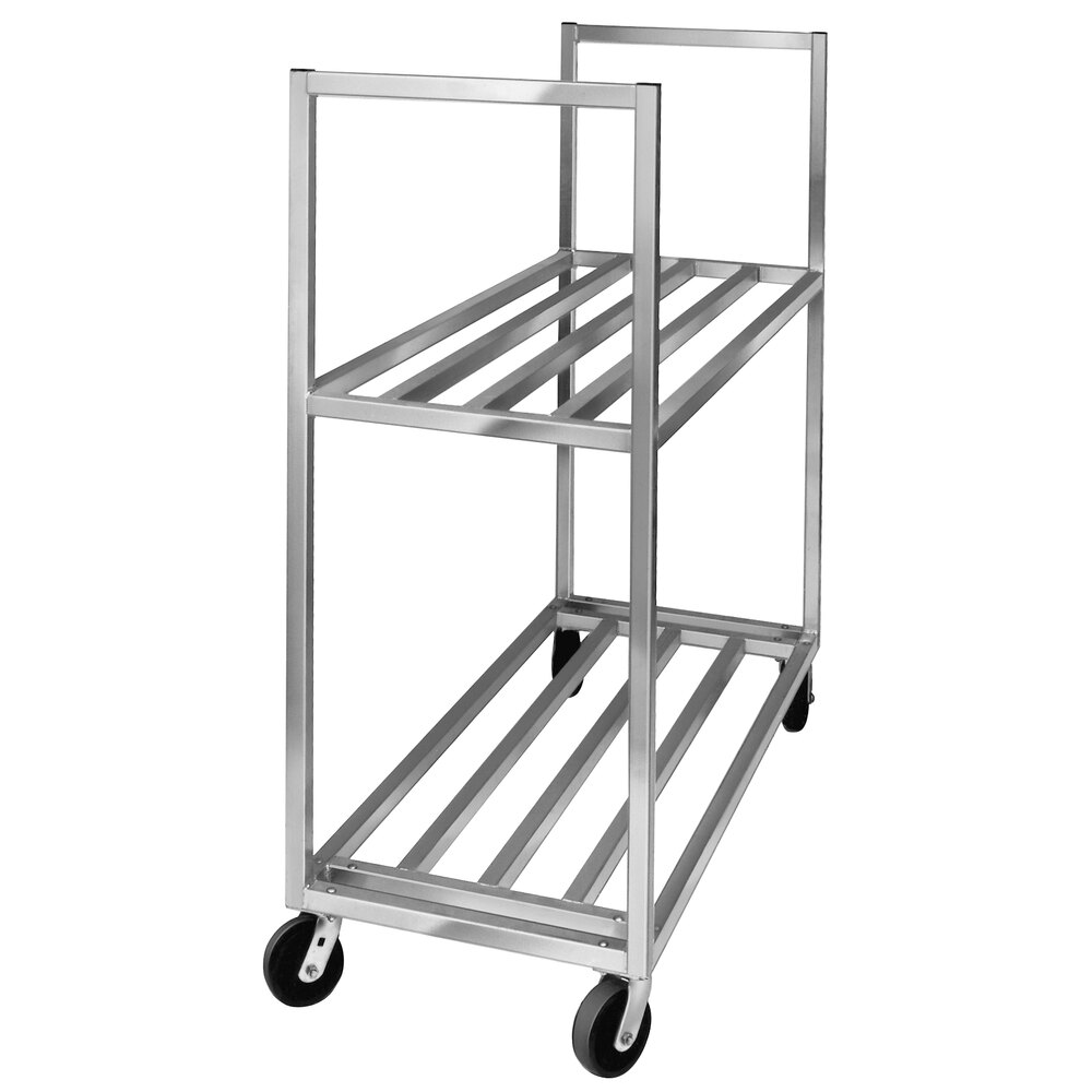 Channel BBT 4820 2 Aluminum Two Shelf Utility Cart 48 X 20 X 67 1 2 