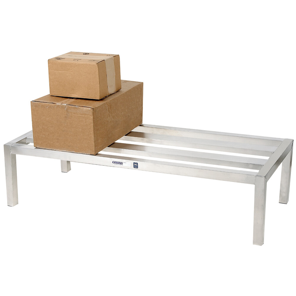 Channel HD2442 24" x 42" Aluminum EChannel Dunnage Rack 2500 lb.