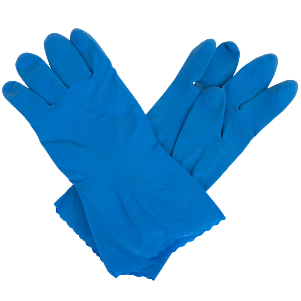 india gloves Blue latex