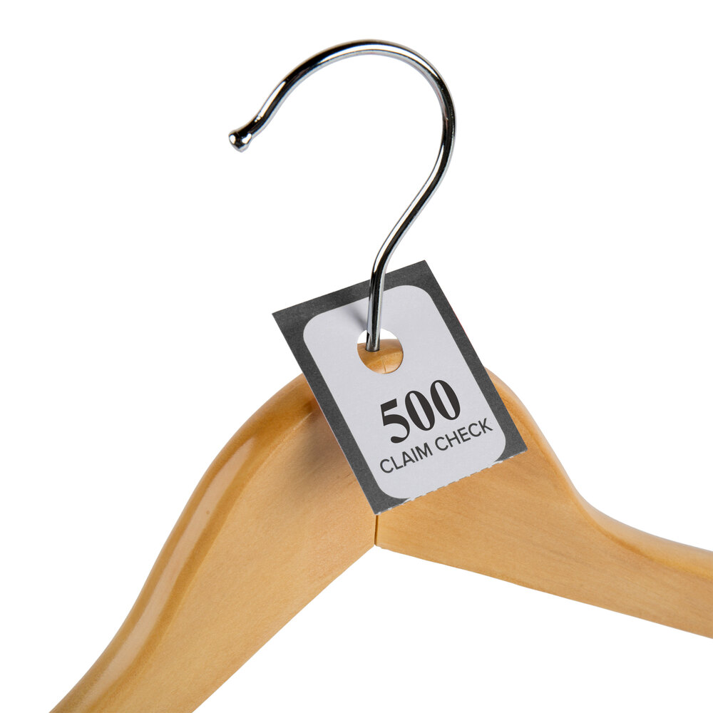 Choice 3 Part Coat Check Tickets 500/Box