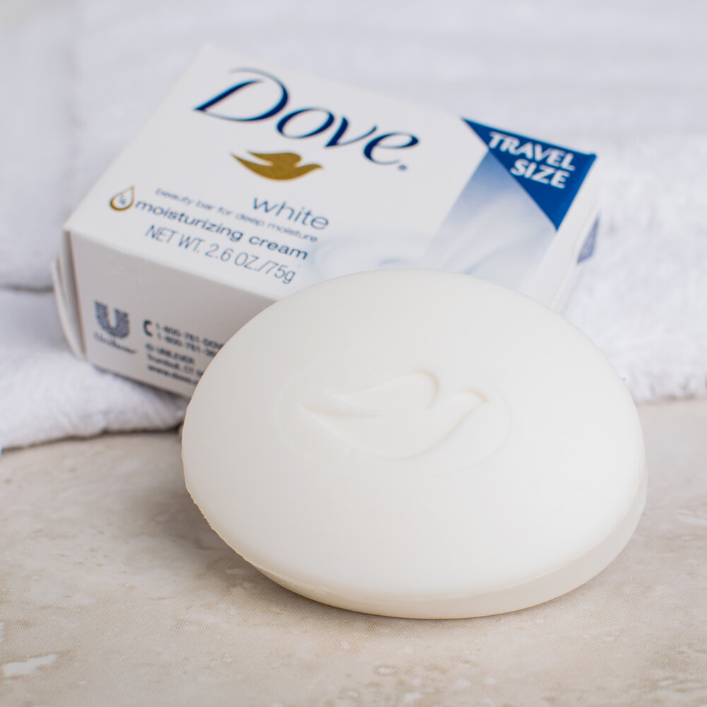 Dove White 2.6 oz. Travel Size Beauty Bar Soap 36/Case