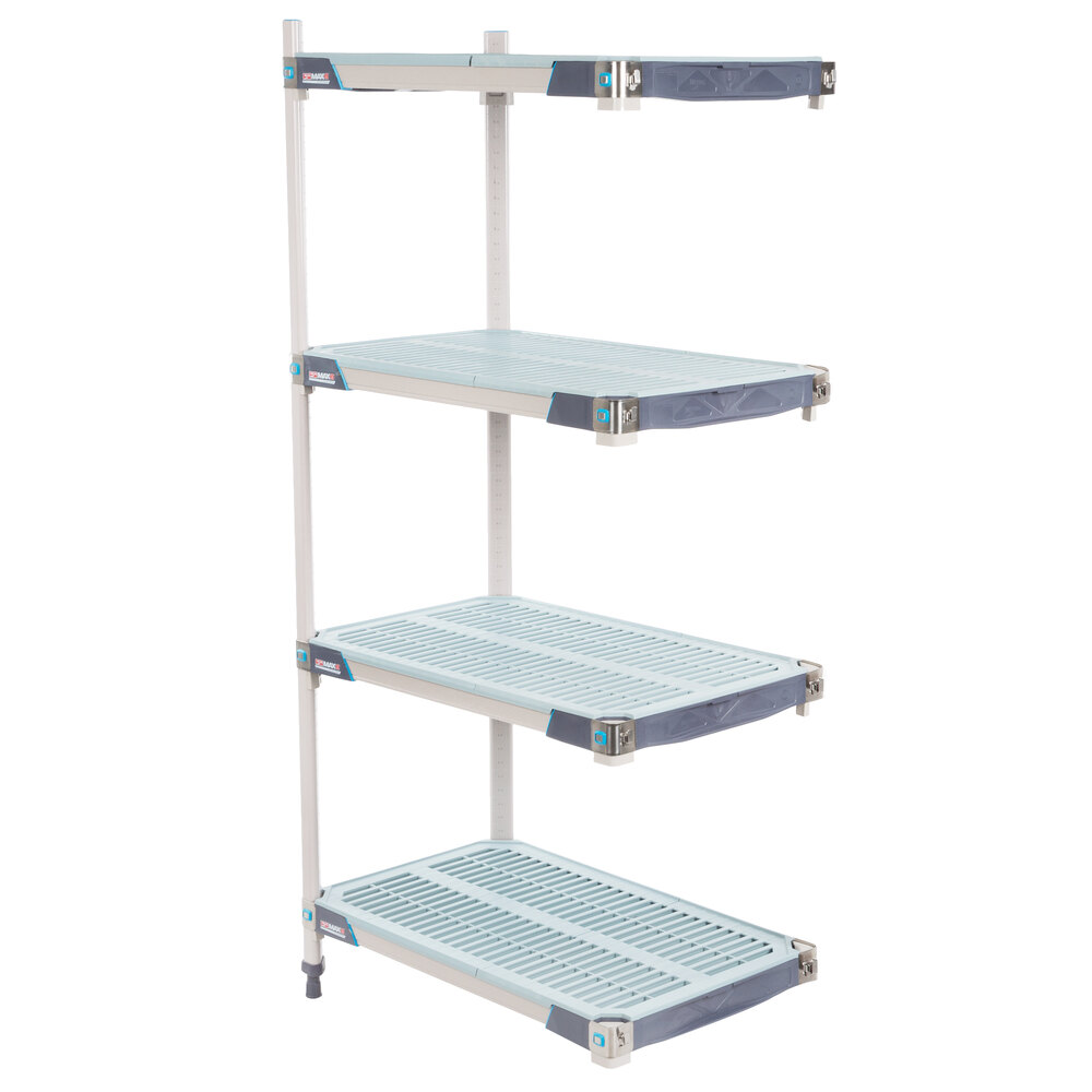 Metro AX326GX3 MetroMax i 4Shelf Polymer AddOn Shelving Kit 18" x
