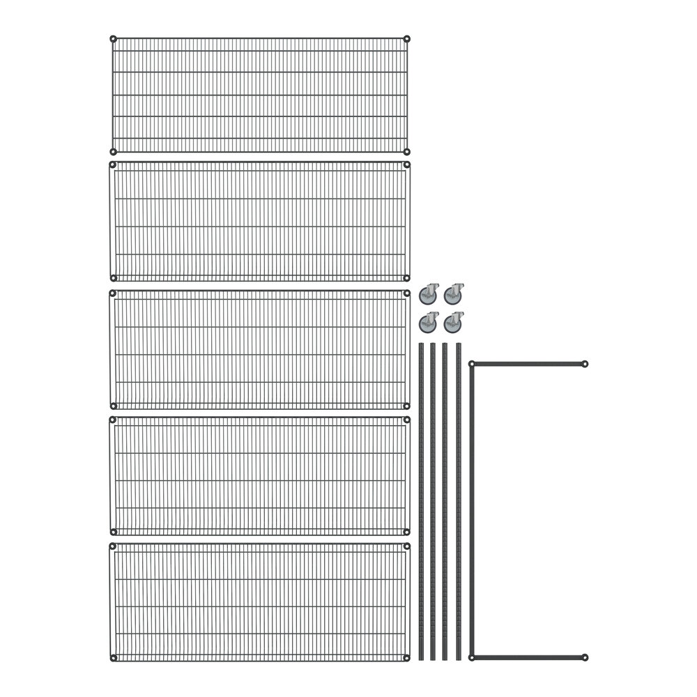 A white rectangular wire mesh panel with black lines.