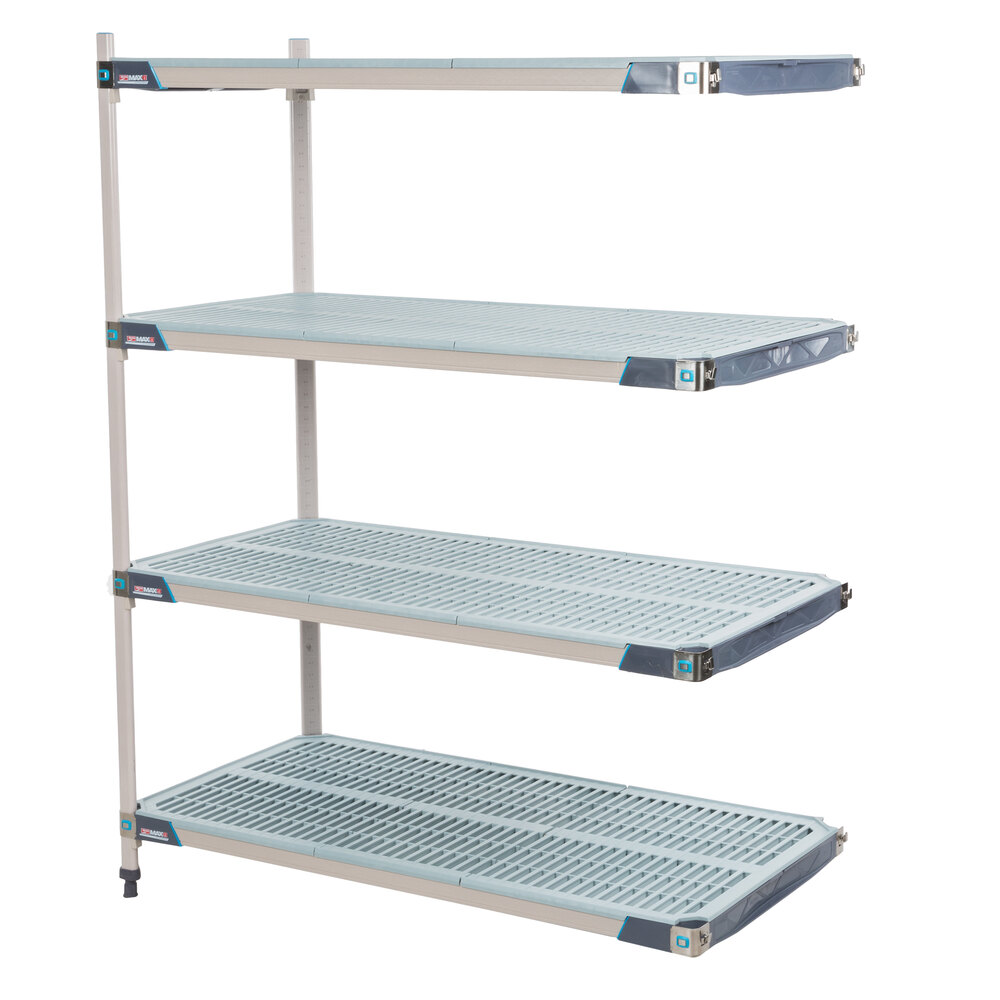 Metro AX546GX3 MetroMax i 4Shelf Polymer AddOn Shelving Kit 24" x