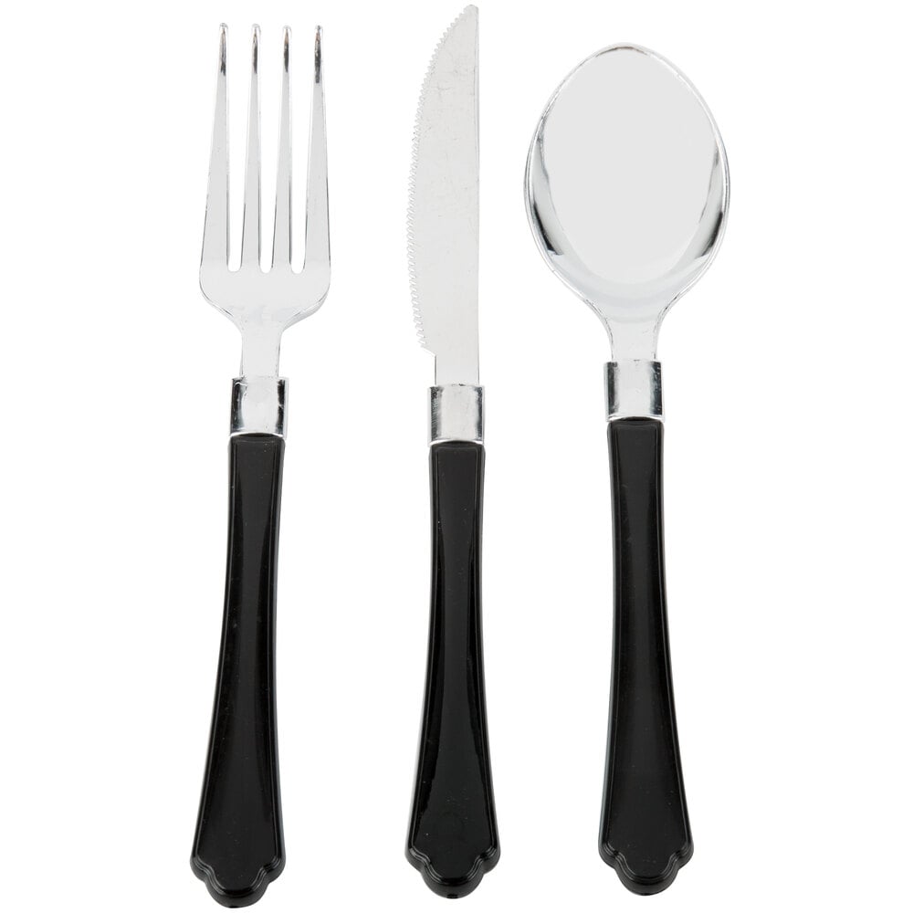 Black Marble Cutlery Set – Cutlery Luxury