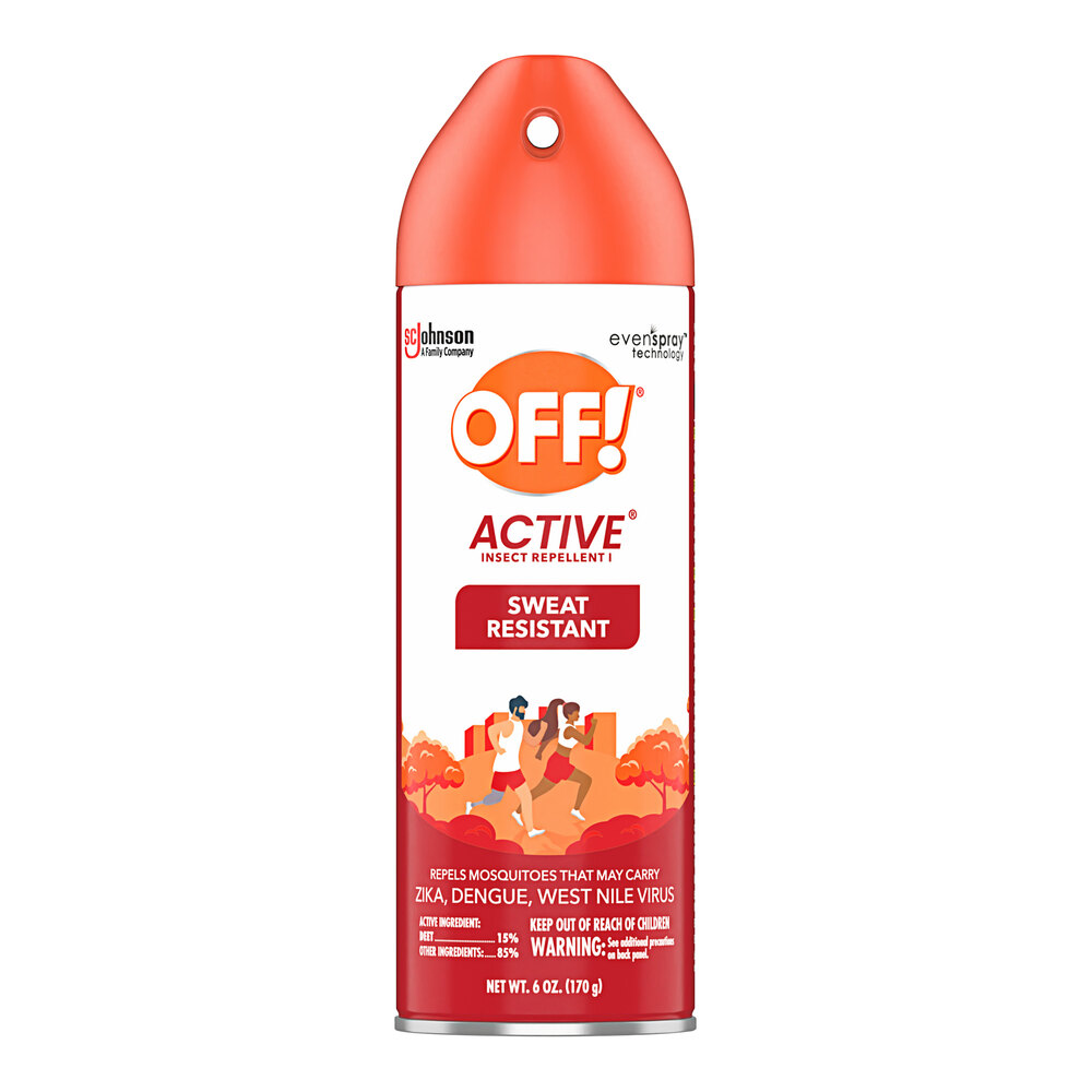 SC Johnson OFF!® 334678 6 oz. Active Insect Repellent I 12/Case