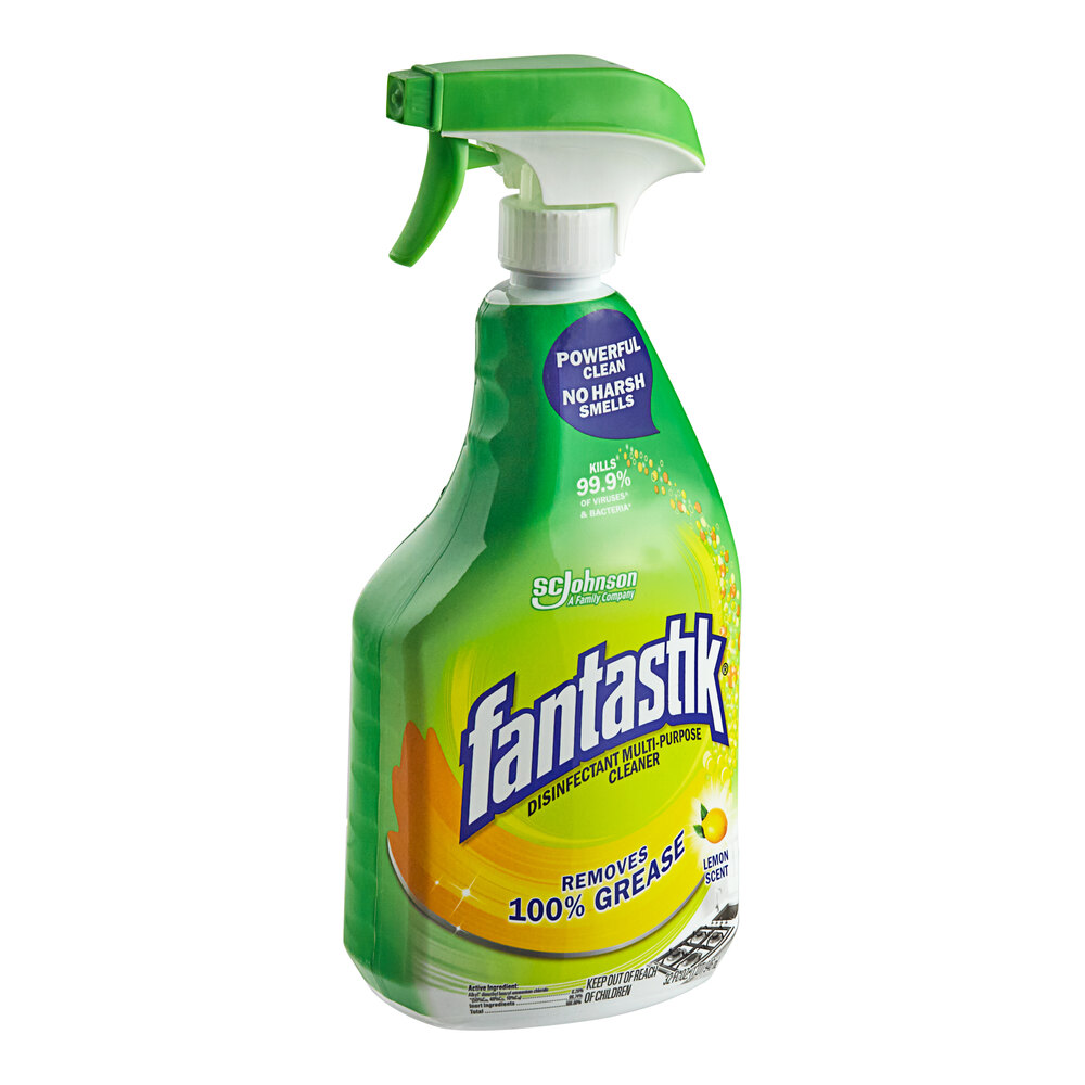SC Johnson 306388 fantastik® 32 fl. oz. Heavy Duty Lemon Power All