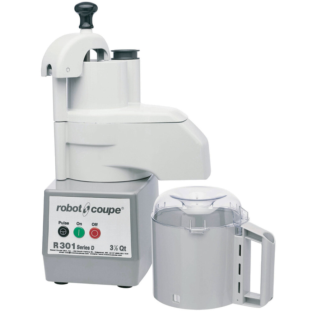 Robot Coupe R301 Combination Food Processor with 3.5 Qt. Gray 