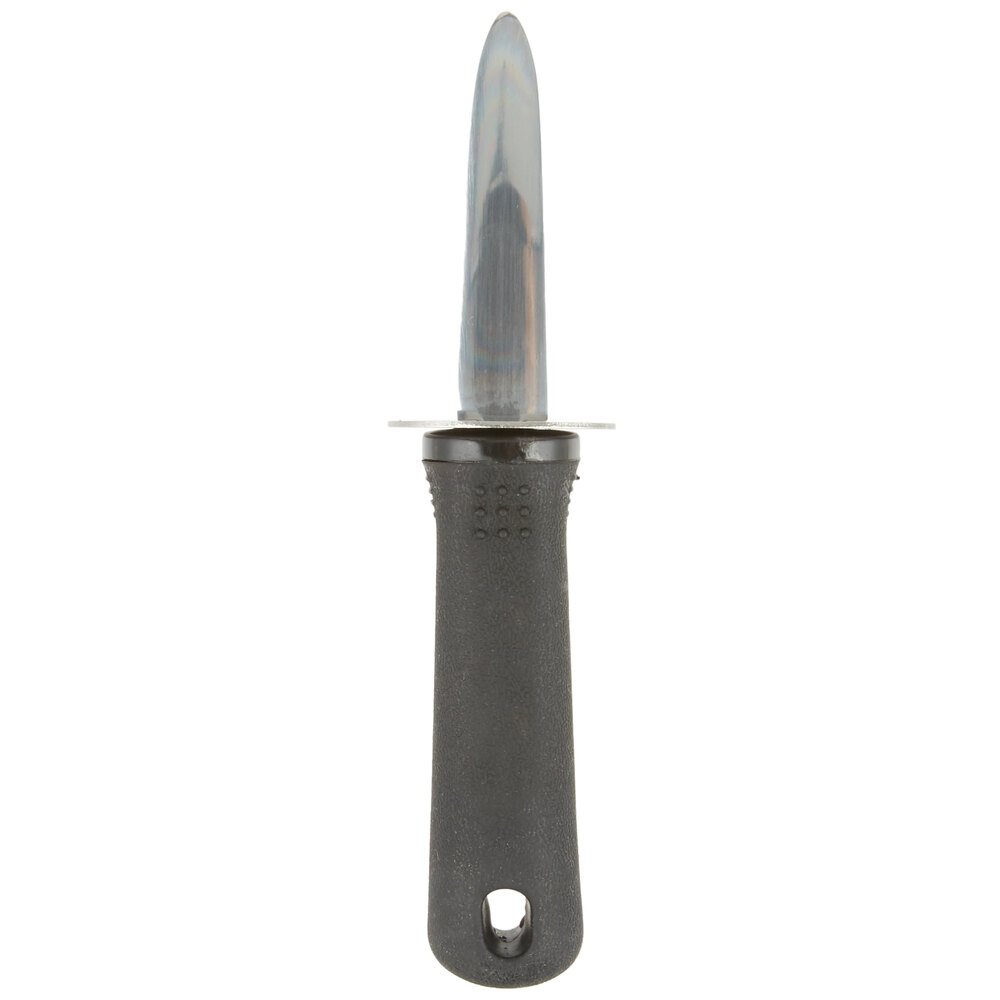 Winco 2 7/8" Galveston Style ProGrip Oyster Opener Knife
