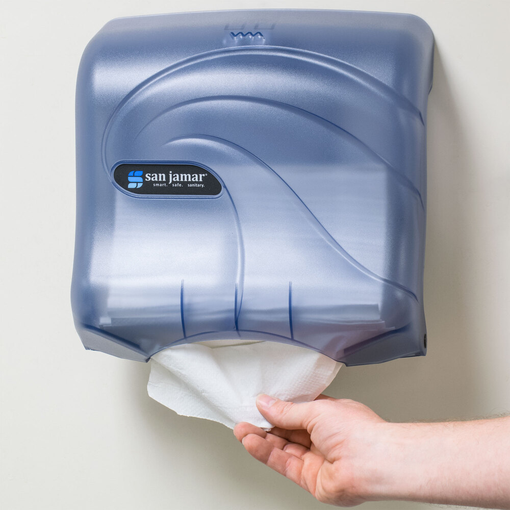 San Jamar T1759TBL Oceans Ultrafold CFold / Multifold Towel Dispenser