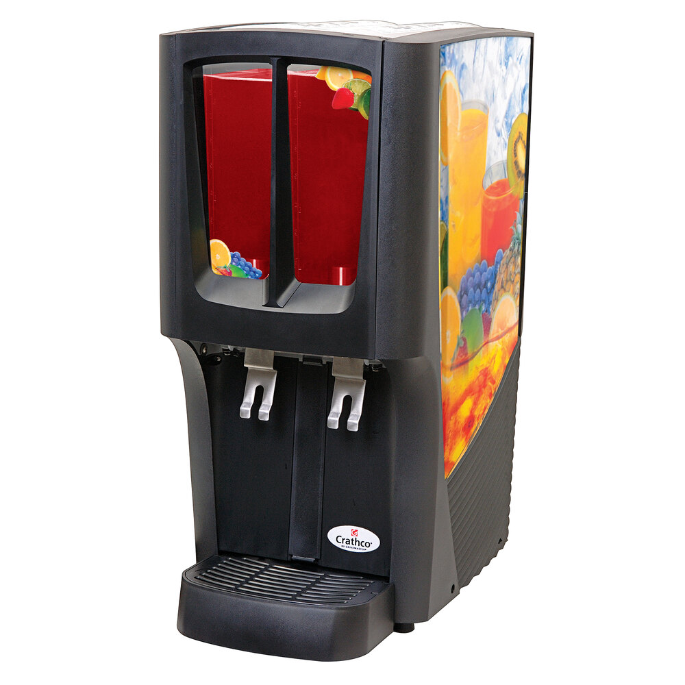 Crathco C-2S-16 G-Cool Mini Duo Double 2.4 Gallon Bowl Premix Cold