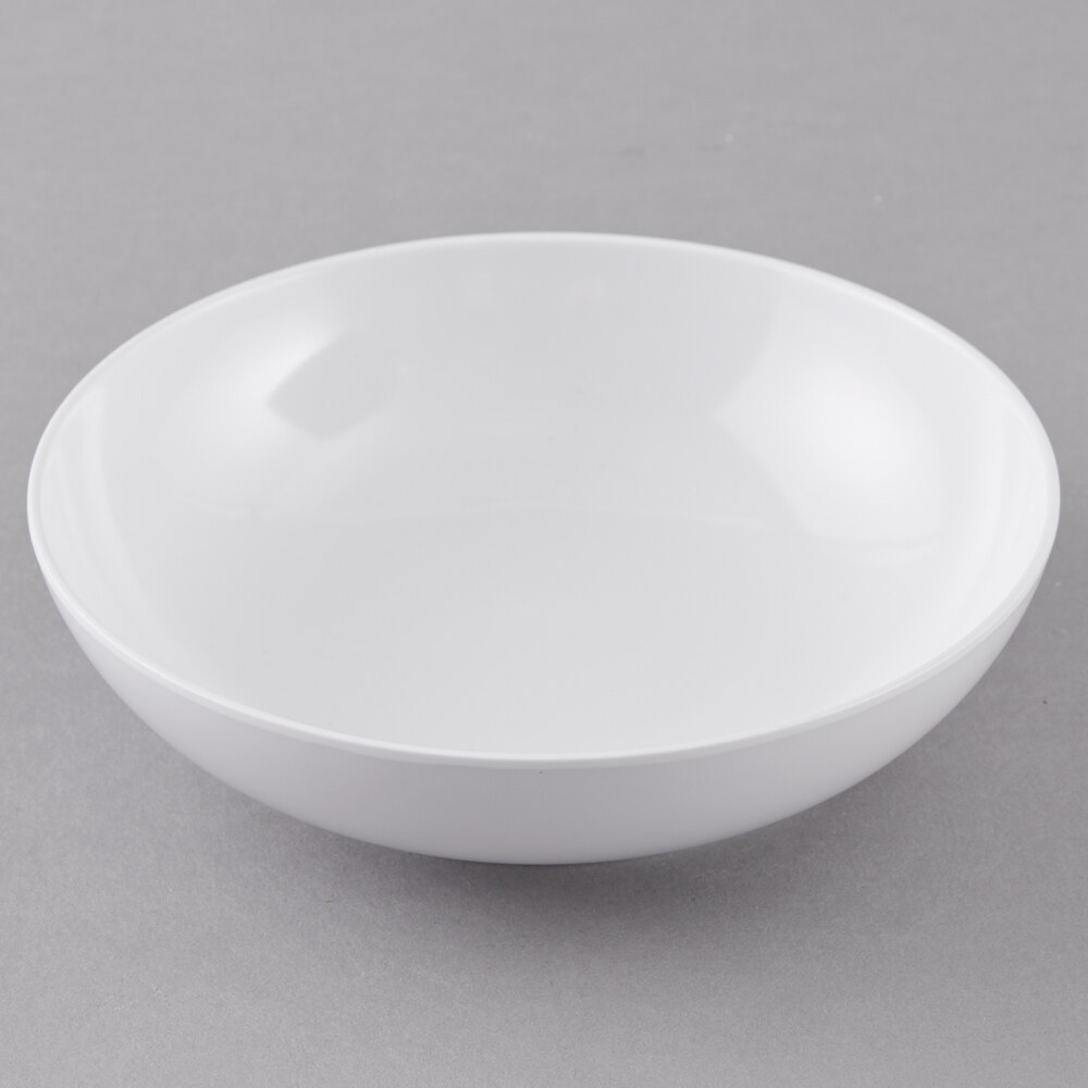 Carlisle 4381402 Epicure 19.2 oz. White Melamine Bowl 12/Case